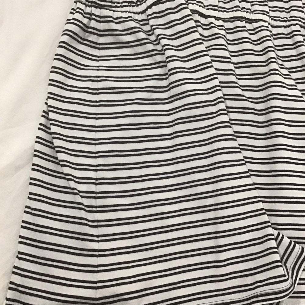 Tommy Hilfiger Navy Blue & White Striped Sleeveless Dress w/Elastic Waist, Sz L - Picture 6 of 11